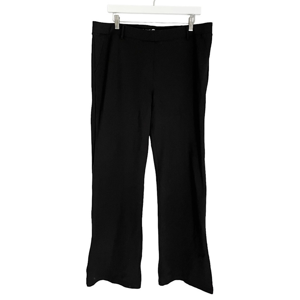 Betabrand Women’s Pull‎ On Boot Cut Classic Dress Yoga Pant Black Size 2XL